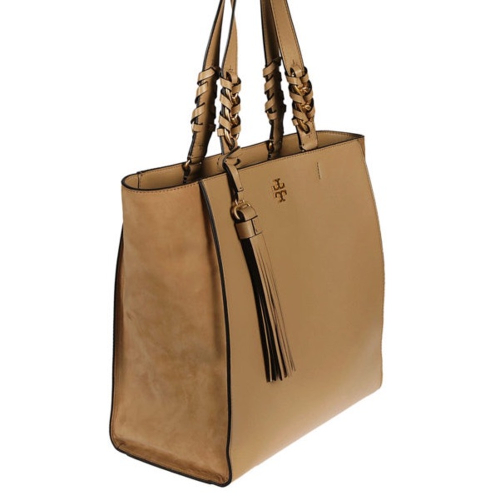 Used Tory Burch Savannah Leather Brook Tote
